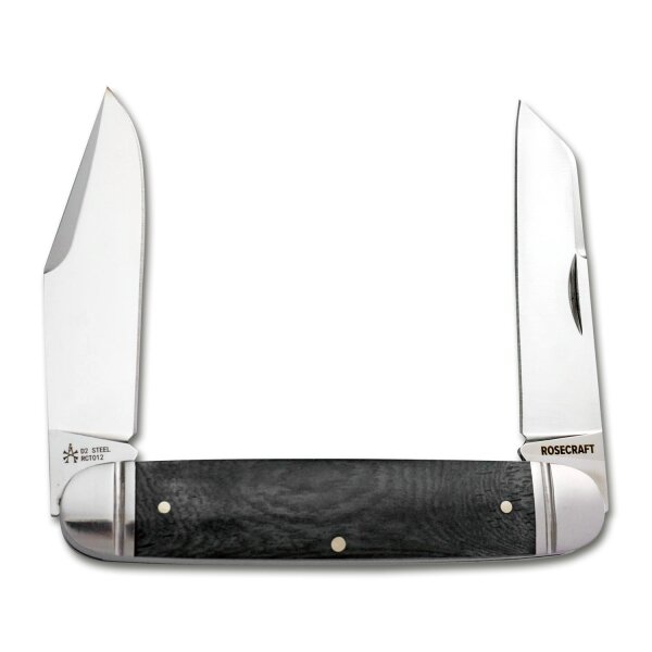 RoseCraft Blades Briarpatch Jack D2 Stahl Slipjoint Knochen