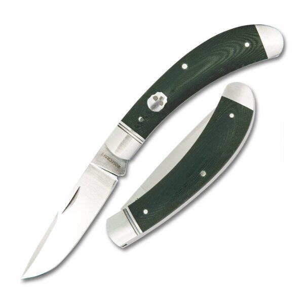 RoseCraft Blades Obed Creek Bow Trapper D2 Stahl Slipjoint Micarta