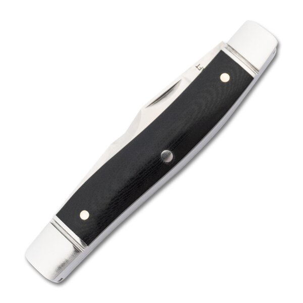 RoseCraft Blades Sequatchie River Muskrat D2 Stahl Slipjoint Black Micarta