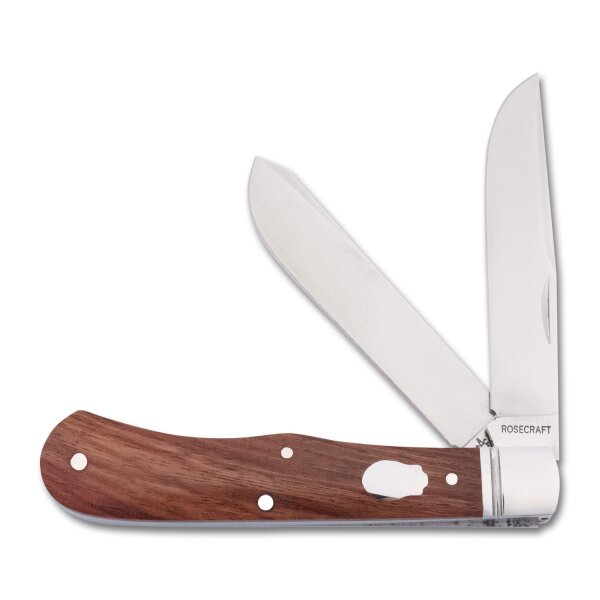 RoseCraft Blades Cockleburr Creek Trapper D2 Stahl Slipjoint Palisanderholz