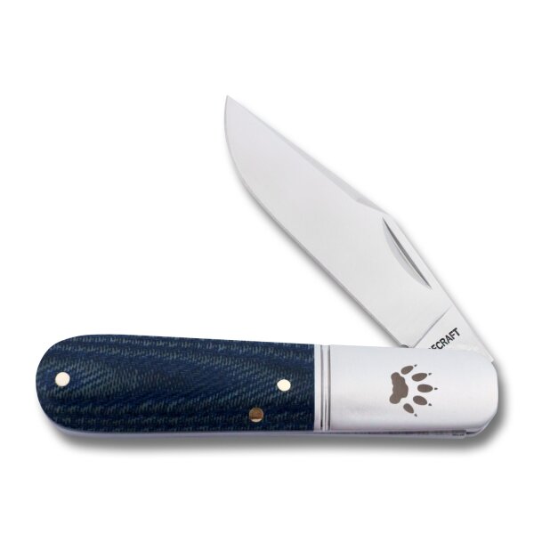 RoseCraft Blades Otter Creek Barlow D2 Stahl Slipjoint Denim Micarta