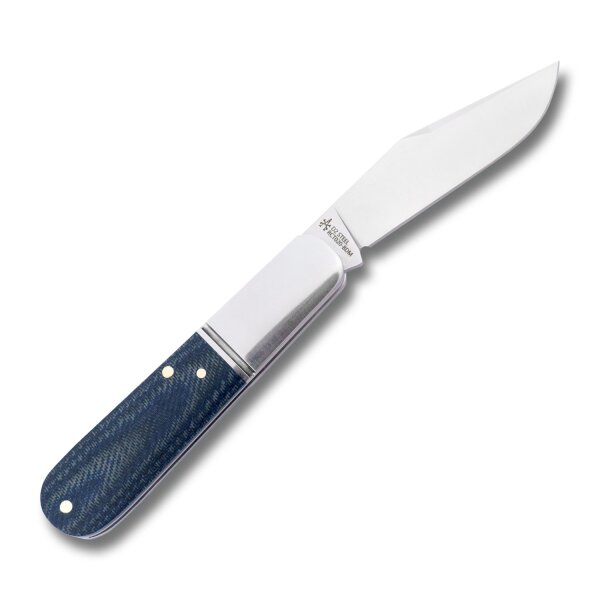 RoseCraft Blades Otter Creek Barlow D2 Stahl Slipjoint Denim Micarta