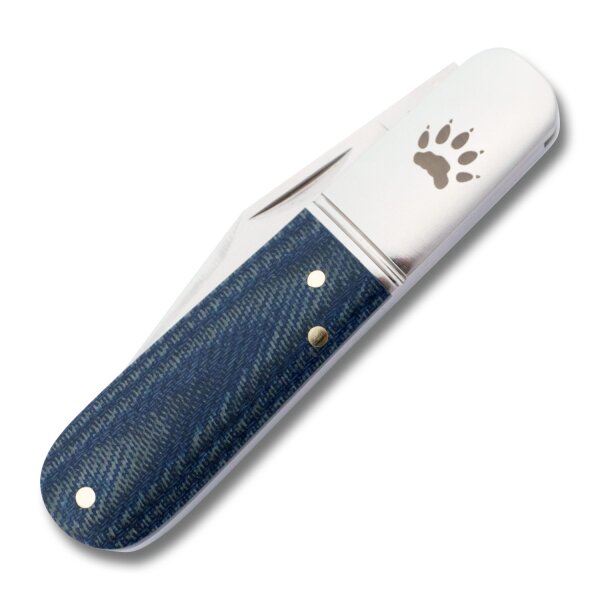 RoseCraft Blades Otter Creek Barlow D2 Stahl Slipjoint Denim Micarta