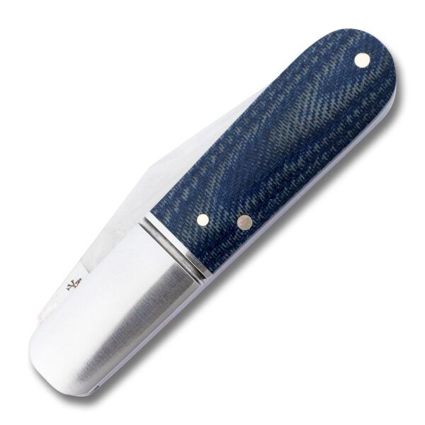 RoseCraft Blades Otter Creek Barlow D2 Stahl Slipjoint Denim Micarta