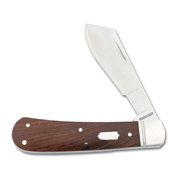 RoseCraft Blades Mill Creek Cotton Sampler D2 Stahl Slipjoint Sandelholz Red