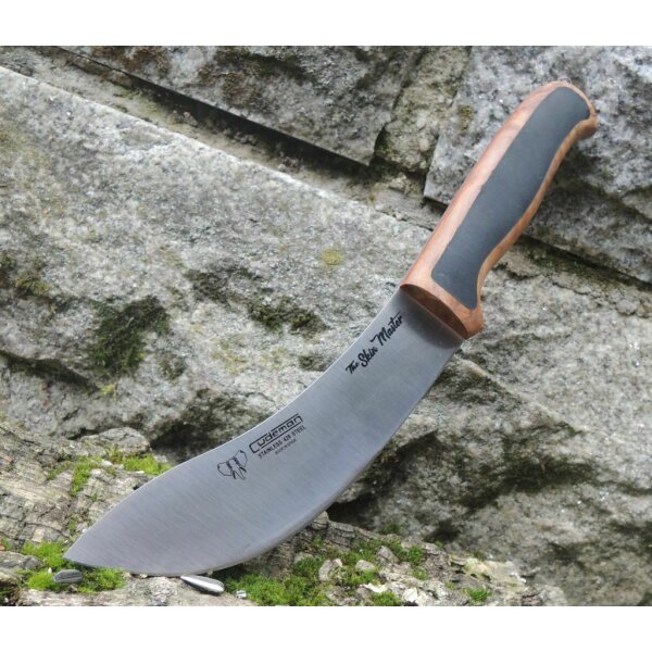 Cudeman Messer 169-L THE SKIN MASTER Skinner 420 Stahl Olivenholz mit Gummi
