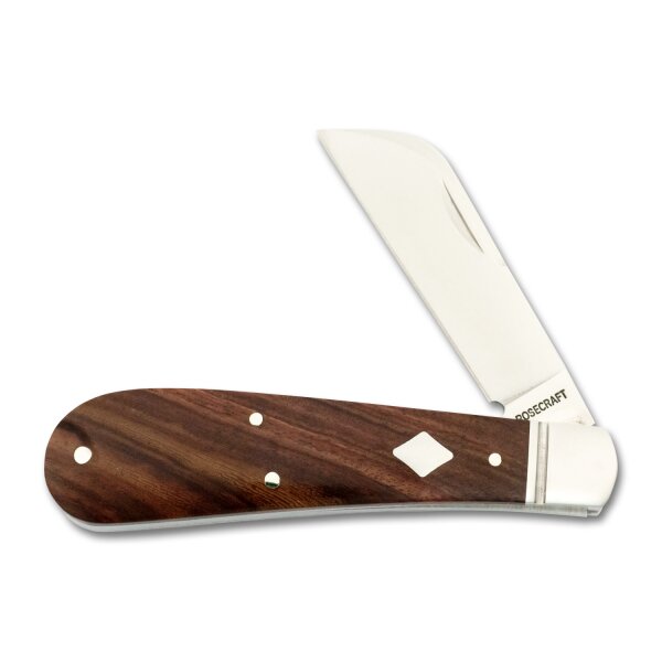 RoseCraft Blades Lick Creek Loom Fixer D2 Stahl Slipjoint Holzgriff