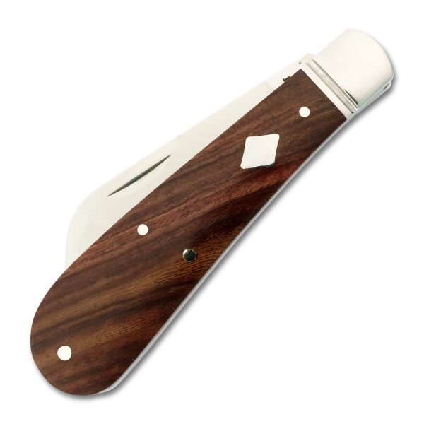 RoseCraft Blades Lick Creek Loom Fixer D2 Stahl Slipjoint Holzgriff