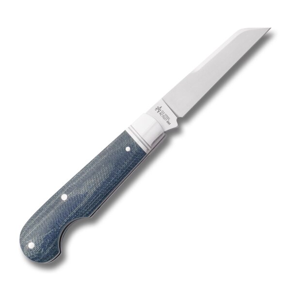 RoseCraft Blades Elk River Easy Open Jack D2 Stahl Slipjoint Denim Micarta