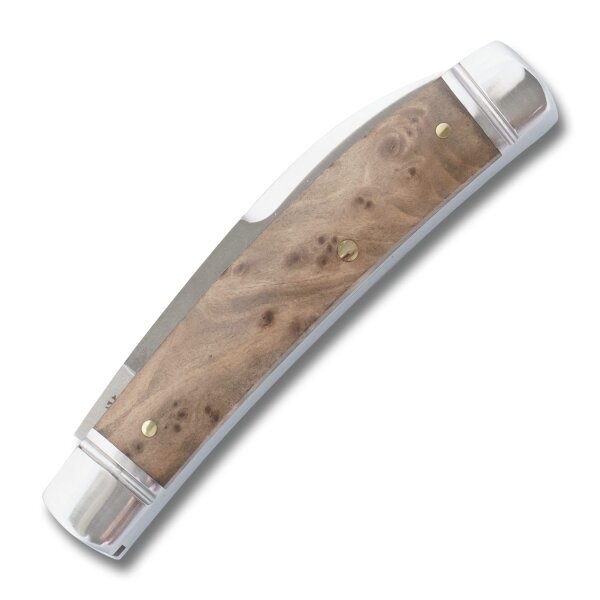 RoseCraft Blades Mud Creek Congress Burlwood D2 Stahl Slipjoint Wurzelholz
