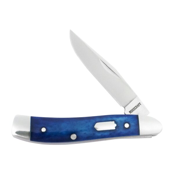 RoseCraft Blades Piney River Peanut Vintage D2 Stahl Slipjoint Knochen
