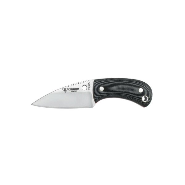 Cudeman Yoda N695 Micarta Schwarz inkl. Lederscheide