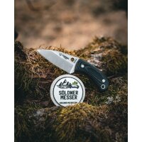 Cudeman Yoda N695 Micarta Schwarz inkl. Lederscheide