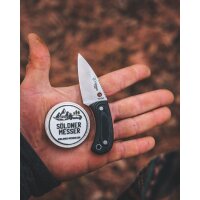 Cudeman Yoda N695 Micarta Schwarz inkl. Lederscheide