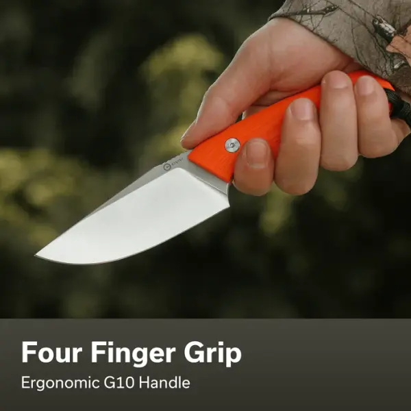 Civivi Gander C24058B-1 Fixed Blade 14C28N Stahl G10 Orange