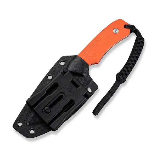 Civivi Gander C24058B-1 Fixed Blade 14C28N Stahl G10 Orange