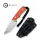 Civivi Gander C24058B-1 Fixed Blade 14C28N Stahl G10 Orange