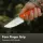Civivi Gander C24058B-1 Fixed Blade 14C28N Stahl G10 Orange