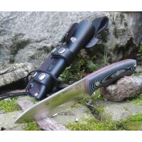 Cudeman Bushcrafter BS9 N690 Micarta Schwarz inkl....