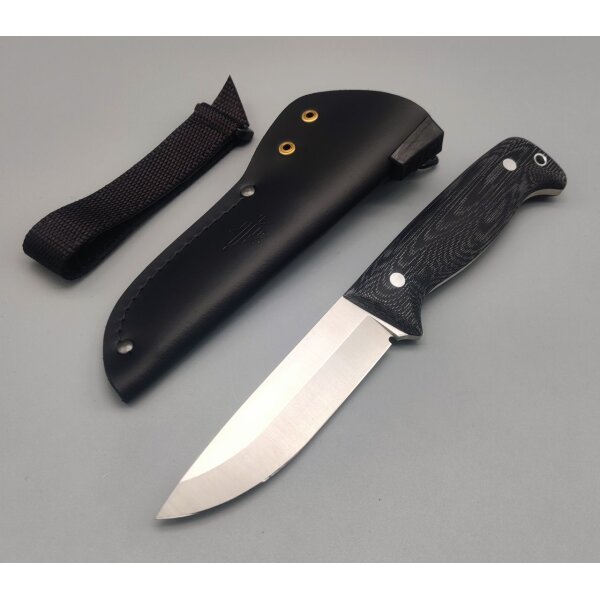 Peltonen Knives Puukko M07 Ranger Bushcraft Micarta Black 14C28N