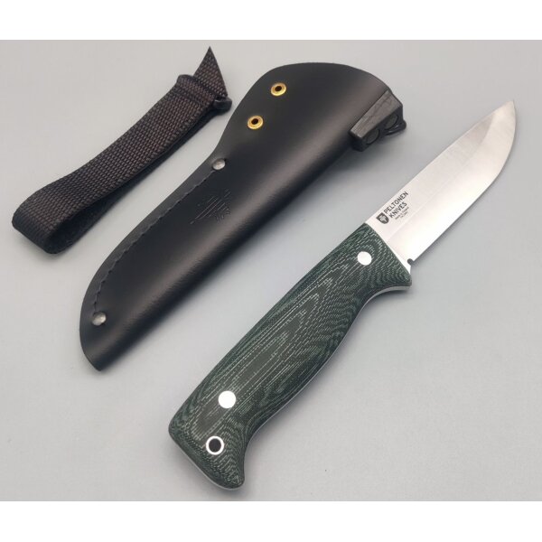 Peltonen Knives Puukko M07 Ranger Bushcraft Micarta Green 14C28N