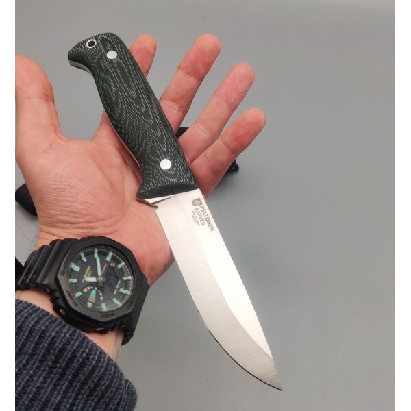 Peltonen Knives Puukko M07 Ranger Bushcraft Micarta Green 14C28N
