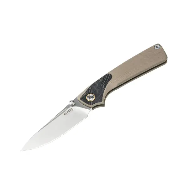 SRM Knives Dome 106M-GW Slipjoint 14C28N Stahl G10