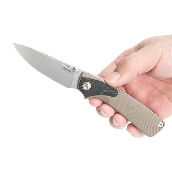 SRM Knives Dome 106M-GW Slipjoint 14C28N Stahl G10