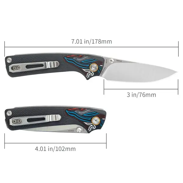 SRM Knives Dome 106M-GK Slipjoint 14C28N Stahl G10
