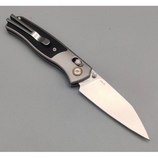 SRM Knives Medal 259L-AK Ambi Lock Folder 14C28N Stahl Ebony