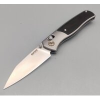 SRM Knives Medal 259L-AK Ambi Lock Folder 14C28N Stahl Ebony