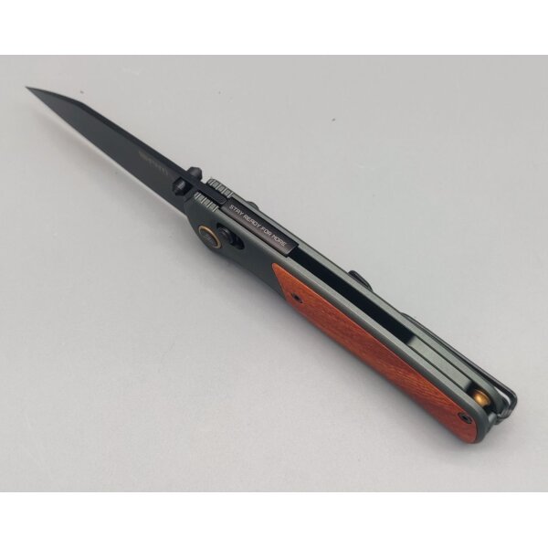 SRM Knives Medal 259L-AG Ambi Lock Folder 14C28N Stahl Rosewood