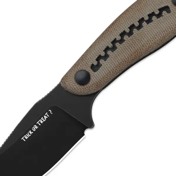 Kizer Hare Fixed Blade Nitro-V Stahl Micarta Halloween Edition