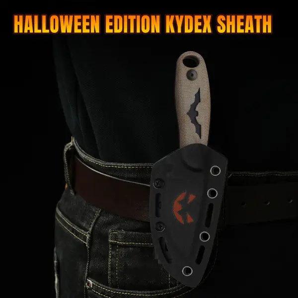 Kizer Hare Fixed Blade Nitro-V Stahl Micarta Halloween Edition