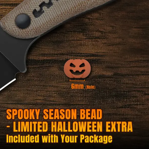 Kizer Hare Fixed Blade Nitro-V Stahl Micarta Halloween Edition