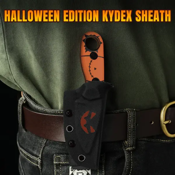 Kizer Beaver 2 Fixed Blade AEB-L Stahl G10 Halloween Edition