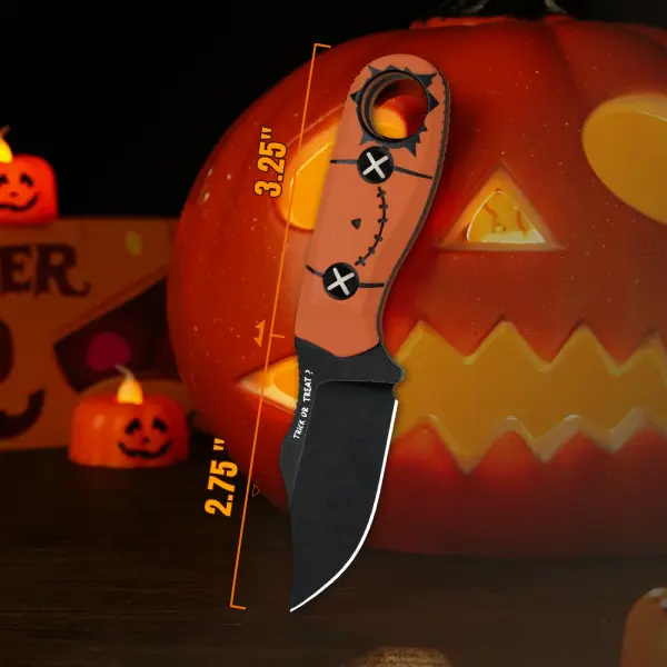 Kizer Beaver 2 Fixed Blade AEB-L Stahl G10 Halloween Edition