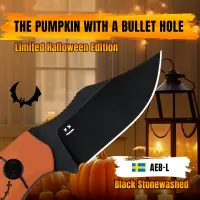 Kizer Beaver 2 Fixed Blade AEB-L Stahl G10 Halloween Edition