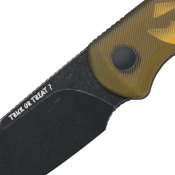 Kizer Drop Bear Fixed Blade 14C28N Stahl PEI Halloween Edition