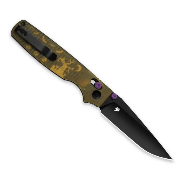 Kizer Original 2 Clutch Lock 14C28N Stahl PEI Halloween Edition