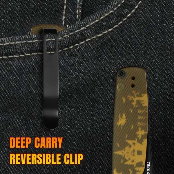 Kizer Original 2 Clutch Lock 14C28N Stahl PEI Halloween Edition