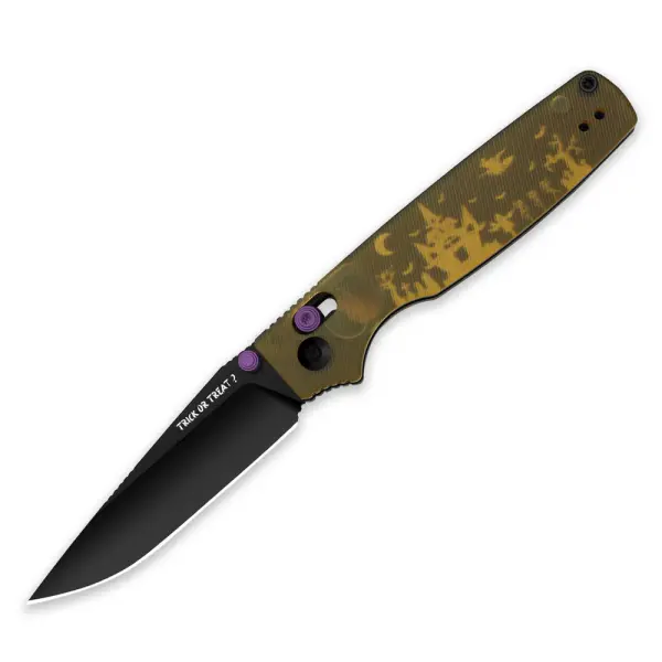 Kizer Original 2 Clutch Lock 14C28N Stahl PEI Halloween Edition