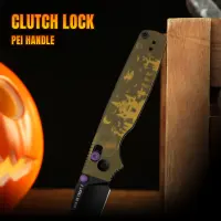 Kizer Original 2 Clutch Lock 14C28N Stahl PEI Halloween...