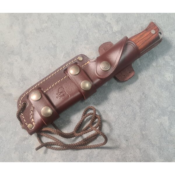Cudeman MT-1 N695 Cocoboloholz Braun inkl. Lederscheide