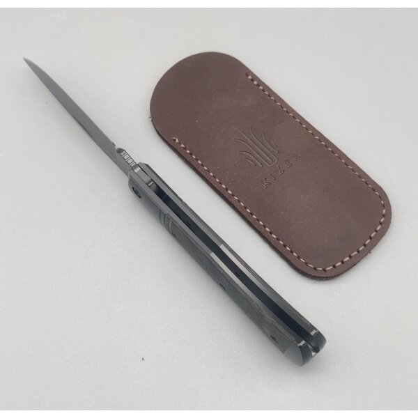 Kizer Trestle Slipjoint S45VN Stahl Titan / Kohlefaser Gentleman Knife