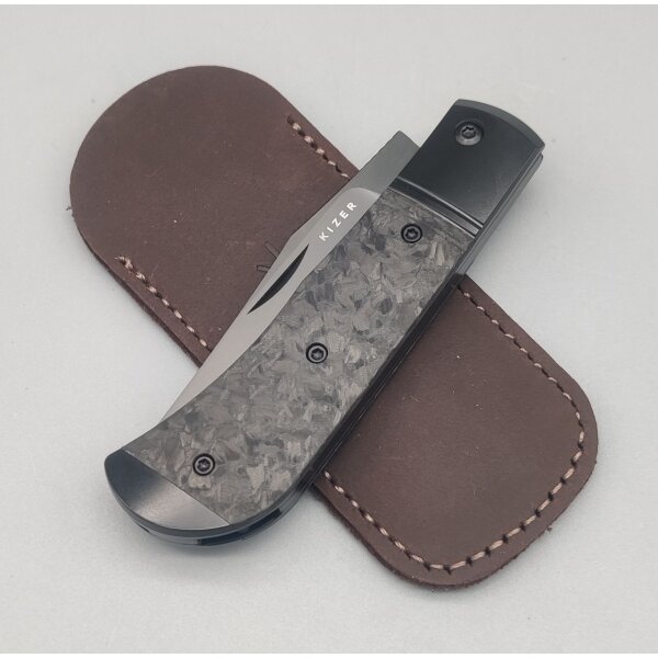 Kizer Trestle Slipjoint S45VN Stahl Titan / Kohlefaser Gentleman Knife