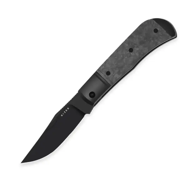 Kizer Trestle Slipjoint S45VN Stahl Titan / Kohlefaser Gentleman Knife