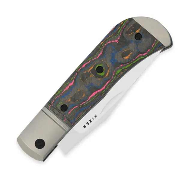 Kizer Trestle Slipjoint M390 Stahl Titan / 80s Camo Gentleman Knife