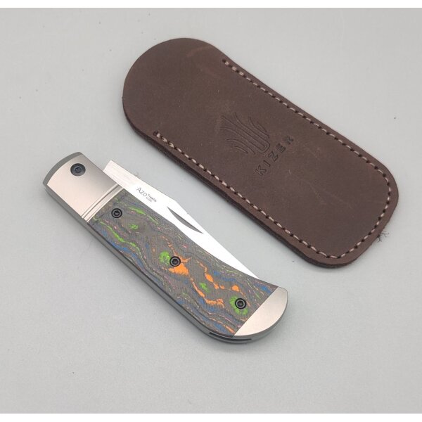 Kizer Trestle Slipjoint M390 Stahl Titan / 80s Camo Gentleman Knife