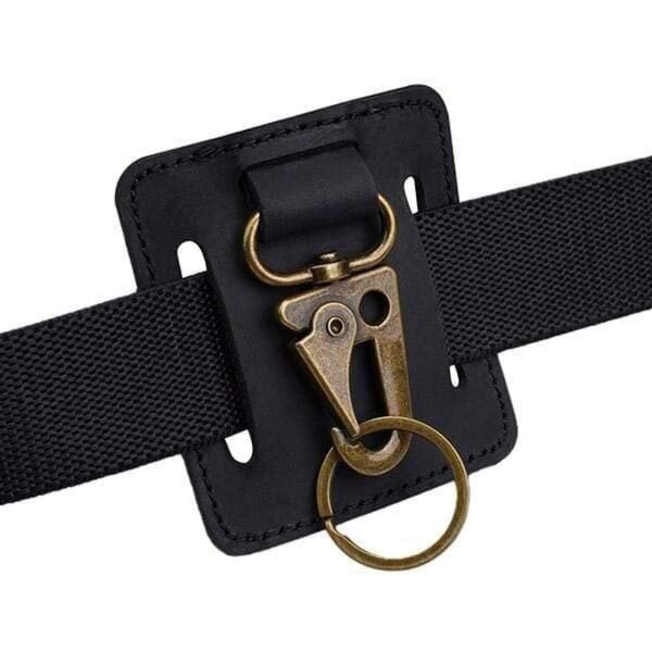 Viperade Leder EDC Gürtel Schlüsselhalter Key Holder o. ähnliches Schwarz